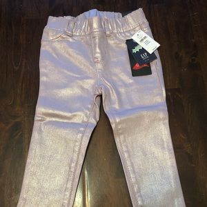 Gap jeggings metallic pink